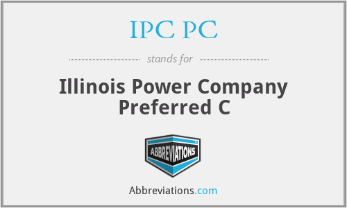 IPC PC - Illinois Power Company Preferred C